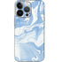 Blue Marbling iPhone 14 Pro Skin